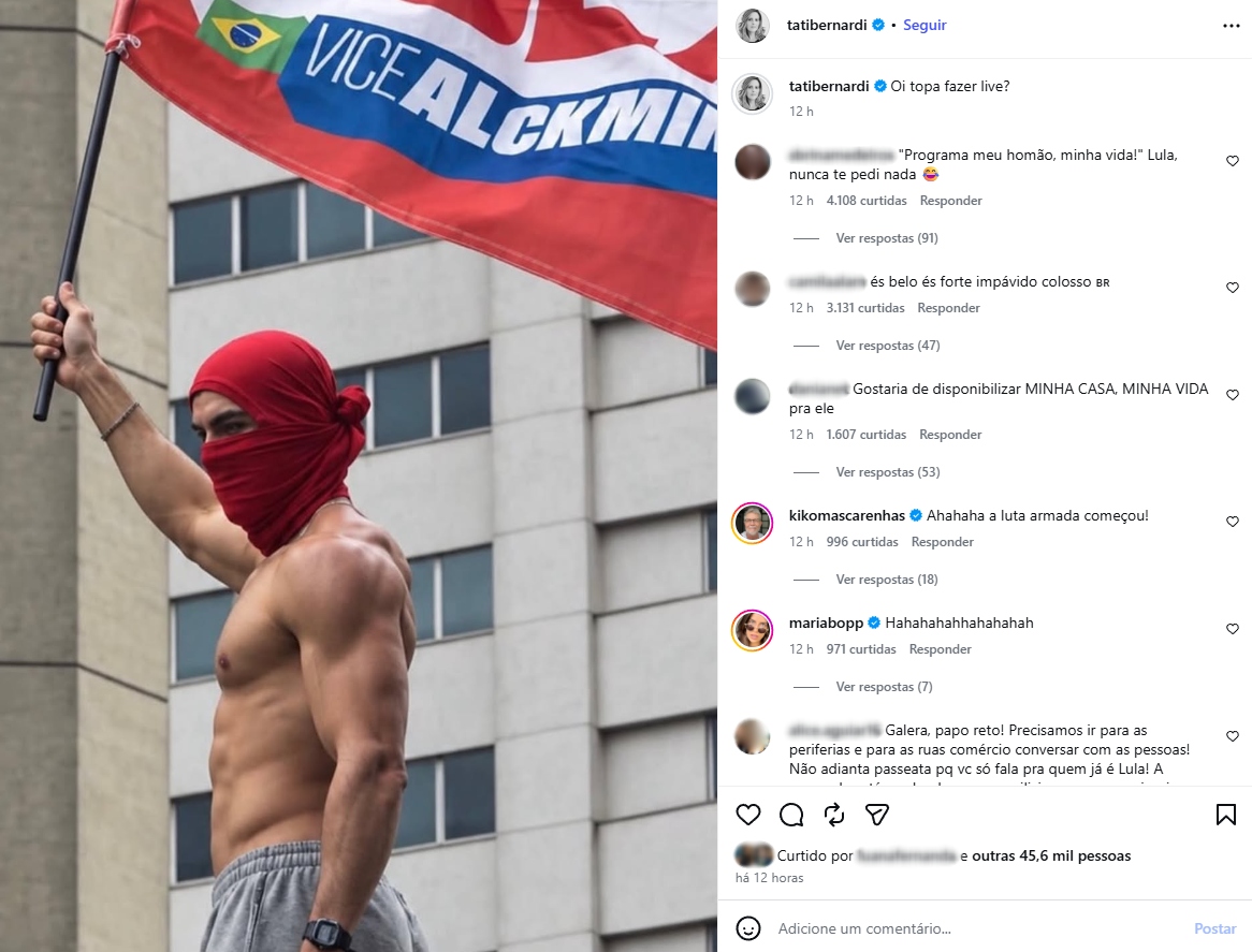 Reprodução: Instagram/@tatibernardi