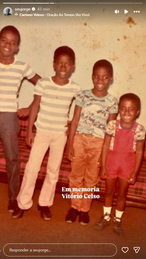 Reprodução: Instagram/@seujorge Reprodução: Instagram/@seujorge