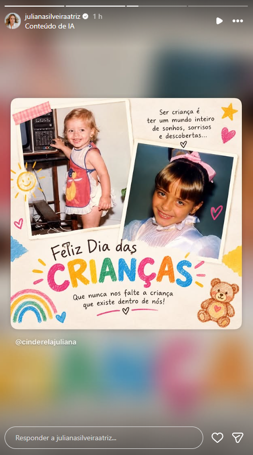 Reprodução: Instagram/@julianasilveiraatriz Reprodução: Instagram/@julianasilveiraatriz