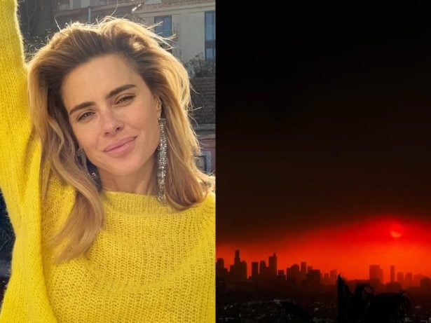 Carolina Dieckmann comete gafe com Fernanda Torres e Los Angeles em chamas