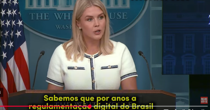 Casa Branca sobre críticas de Lula: “Trump não está tentando ser imperador do mundo”