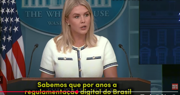Casa Branca sobre críticas de Lula: “Trump não está tentando ser imperador do mundo”