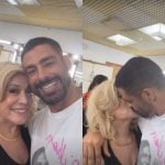 Cauã Reymond e Susana Vieira se beijam em bastidor de novela: “Coisa mais linda”