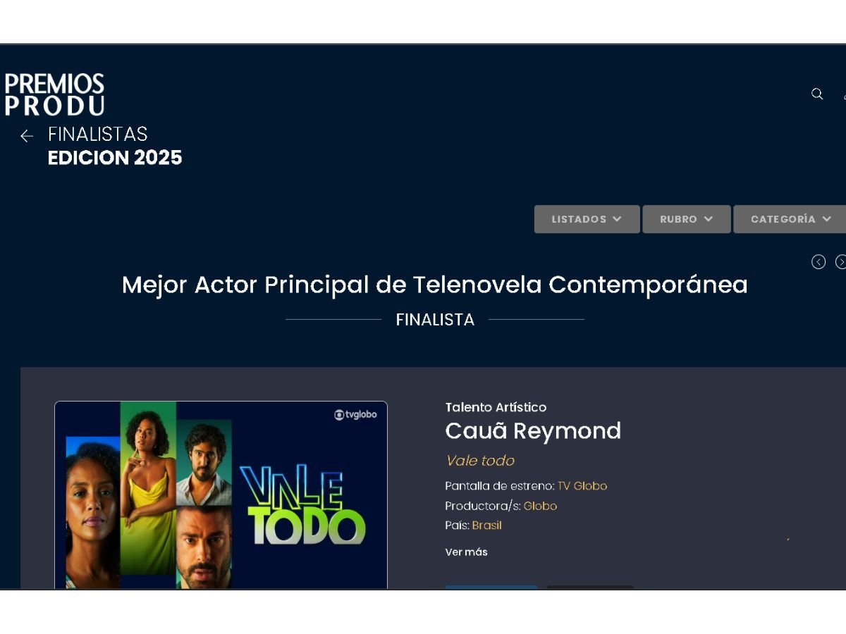 Reprodução: Premios Produ 