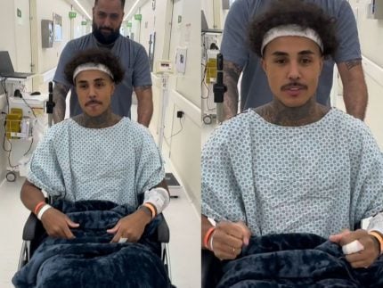 MC Livinho deixa a UTI após acidente de moto e segue internado com quadro pulmonar delicado