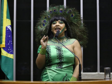 Célia Xakriabá aciona MPF e Conselho de Ética contra Kim Kataguiri após fala na Câmara