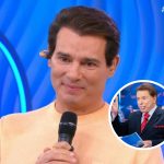 Celso Portiolli chora ao expor último áudio de Silvio Santos nos seus 30 anos de SBT