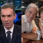 César Tralli, William Bonner e Natasha