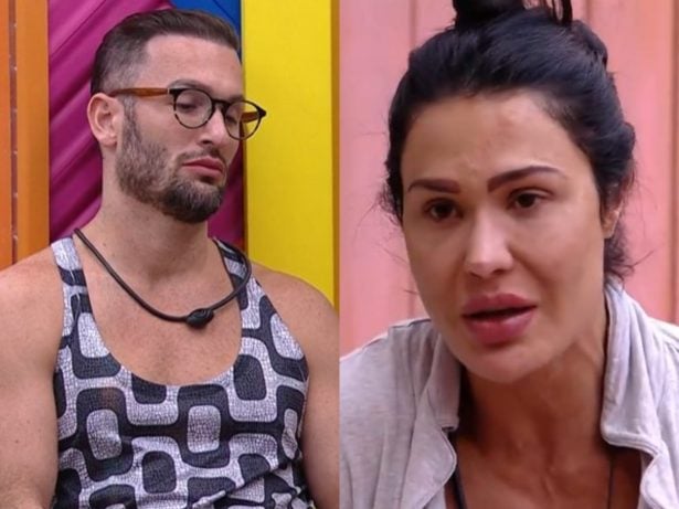 Chama o VAR! Gracyanne fica cara a cara com Diego Hypólito e nega ter falado de crise