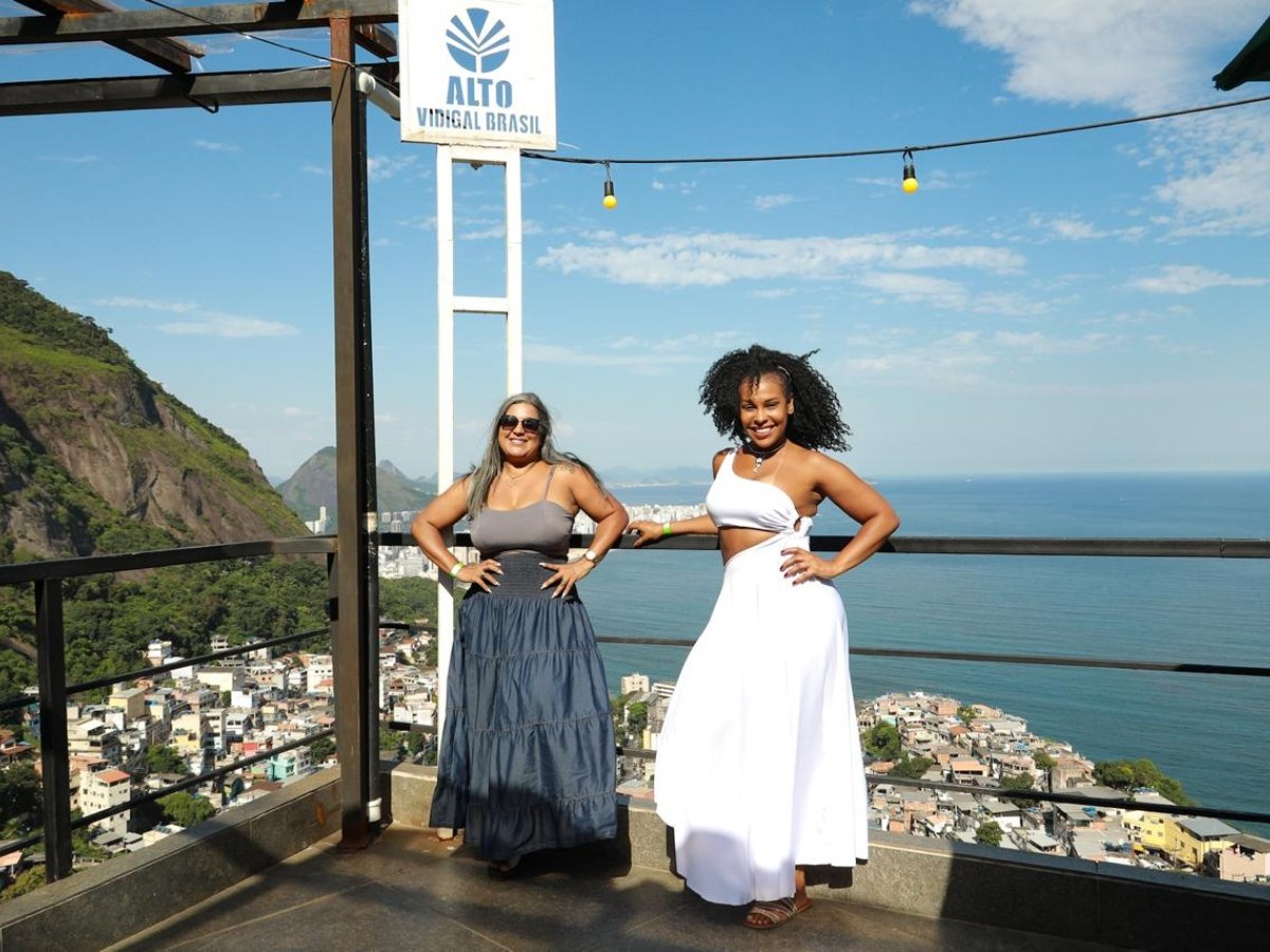 Cida Santos e Solange Iarnuou (Foto: Divulgação)