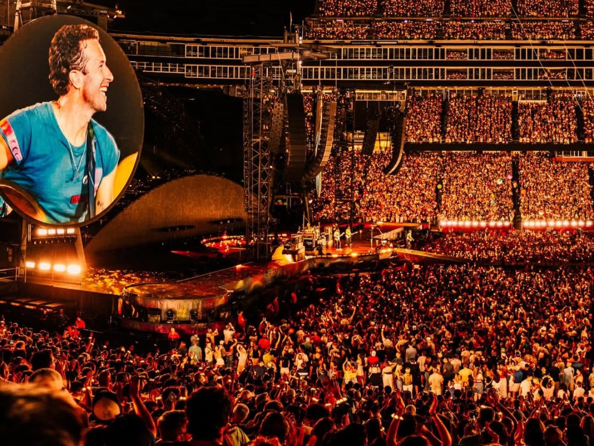 Foto: Reprodução/Instagram @coldplay @annaleemedia @erickadesouza 
