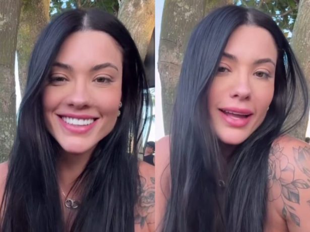 Com Belo e Gracyanne no “Domingão”, Rayane Figliuzzi tira dia de descanso e menciona babá
