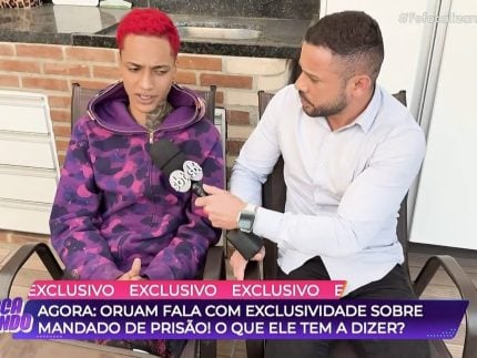 Com prisão decretada, Oruam conversa com o SBT Rio e se desculpa