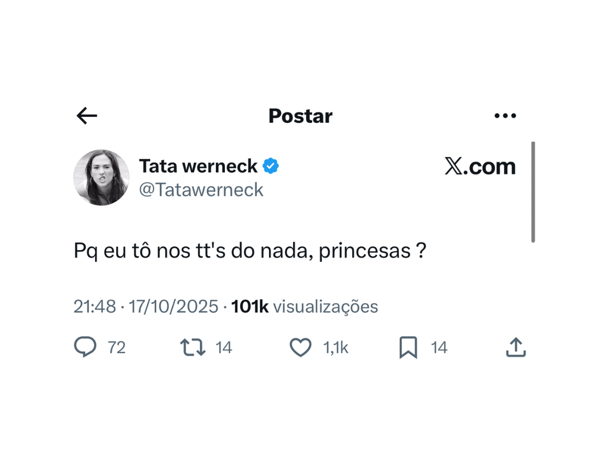 Reprodução (X)