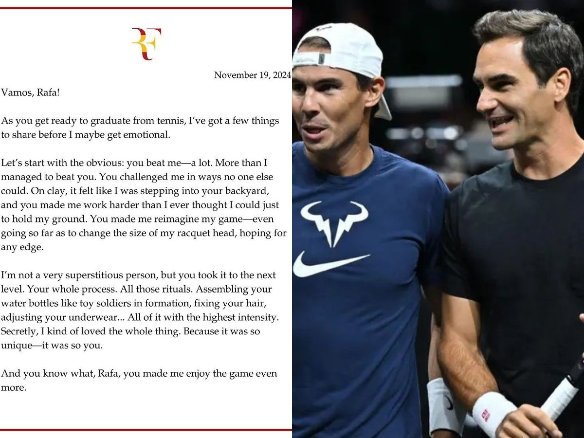 Reprodução: Instagram Roger Federer/Montagem Reprodução: Instagram Roger Federer/Montagem