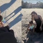 Dia de praia! Bruna Biancardi curte dia ensolarado ao lado de Mavie e amigas