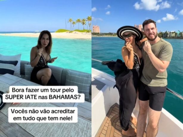 Maíra Cardi aproveita viagem luxuosa nas Bahamas e faz tour pelo local