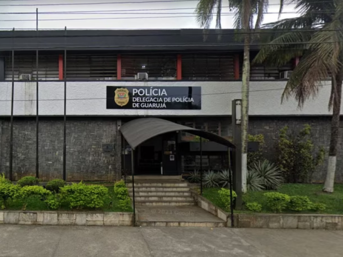 Delegacia de Polícia de Guarujá | Créditos:  Reprodução (Google)