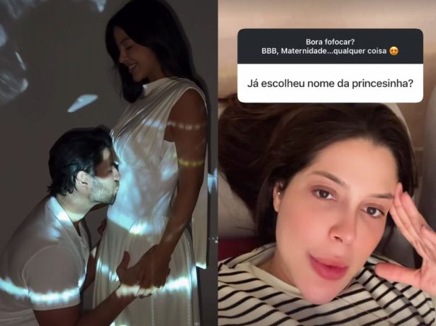 Ex-BBB Laís Caldas relata dificuldade em escolher nome da 1ª filha: “Podem dar dicas”