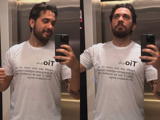 Gustavo Mioto vai ser tio e comenta resultado do chá revelação: “Tô feliz”
