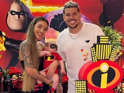 Trégua? Bia Miranda e DJ Buarque se reencontram em mesversário do filho