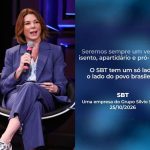 SBT promete apoio ao próximo presidente em editorial do 2º turno: “Veículo isento”