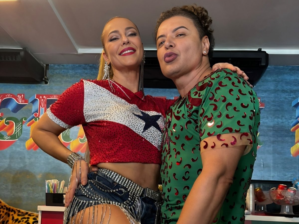 Paolla Oliveira e David Brazil (Foto: Reprodução/Instagram)