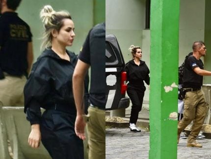 Deolane Bezerra chega ao IML em Recife (Créditos: Genival Paparazzi/AgNews)