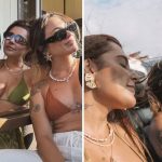 Amor no ar! Lauana Prado e Tati Dias curtem viagem romântica ao Havaí