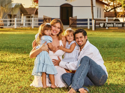 Maria Alice, Virginia, Maria Flor e Zé Felipe