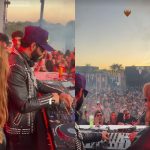 Gusttavo Lima mostra seu lado DJ com Andressa Suíta durante festão em fazenda