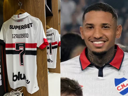 São Paulo homenageia Izquierdo com camisas em jogo contra o Atlético-MG