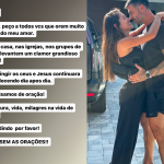 Sem dar detalhes após cirurgia, Adriana Sant’Anna pede oração pela vida de Rodrigão