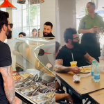 Gusttavo Lima aparece de surpresa em restaurante que o ajudou antes da fama