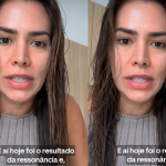 Adriana Sant’Anna celebra resultado de ressonância na tireoide: “Sumiu”