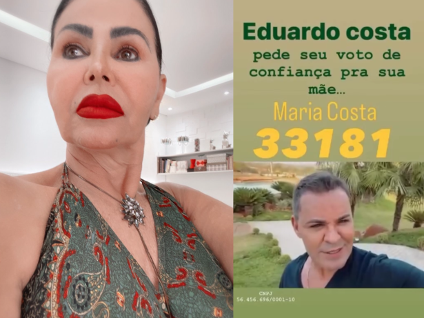 Mãe de Eduardo Costa leva apenas 68 votos na tentativa de ser vereadora em MG