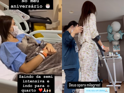 Boa notícia! Vera Viel aparece andando após cirurgia para retirada de tumor raro