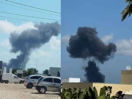 Caça da Força Aérea cai no RN; Piloto é ejetado antes do impacto