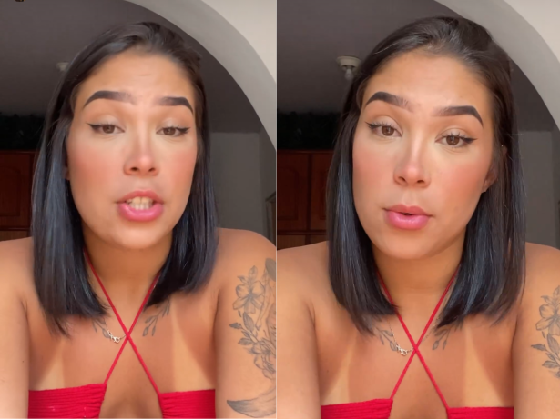 Mulher da banheira rebate Matheus após ele dizer que ela está atrás de fama