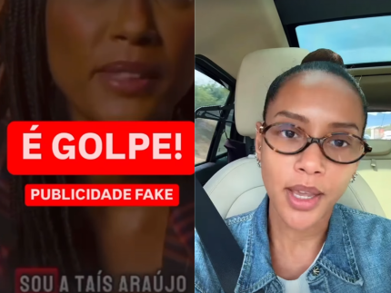 Taís Araujo vira alvo de golpe com vídeo falso nas redes e alerta fãs