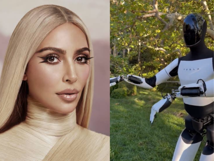 Kim Kardashian leva para casa robô de R$ 100 mil e se diverte: “Novo amigo”