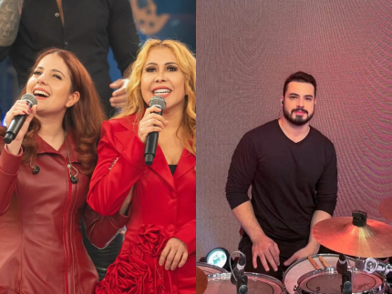 Filha de Joelma assume romance com baterista da banda da mãe