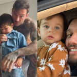 Alerta fofura! Lucas Lucco encanta com momento especial ao lado do filho Luca