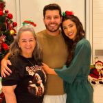 Gabriela Versiani escolhe verde para o Natal e brinca: “O que engravida é tirar a roupa”