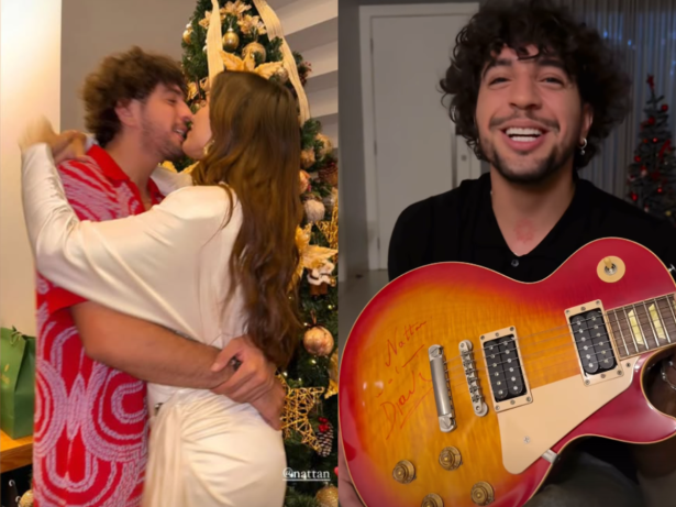 Surpresa! Rafa Kalimann presenteia Nattanzinho com guitarra autografada por Djavan