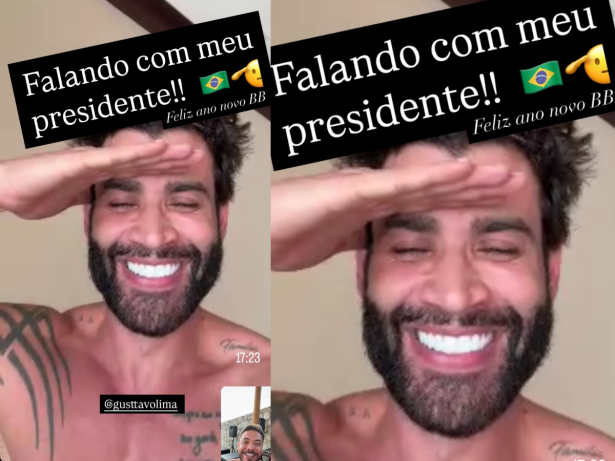 Empolgado, Wesley Safadão chama Gusttavo Lima de “meu presidente” em chamada de vídeo