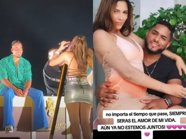 Marido pede o divórcio ao ver sua esposa dar um beijo em um cantor durante show