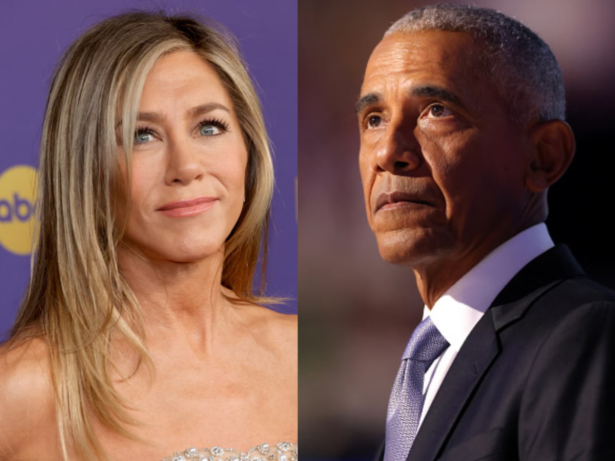 Boatos de romance entre Obama e Aniston crescem após ausência de Michelle