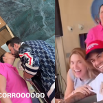 Virginia recebe namorado da mãe em casa e reage ao ver os dois se beijando