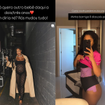 Lorena Maria mostra barriga 8 dias pós-parto e revela que deseja ter mais filhos